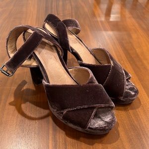 Madewell Velvet Platform (US 7.5)
